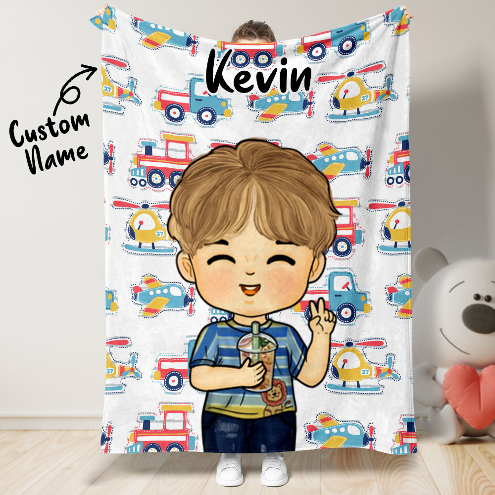 Personalized Blanket of Dreams Custom Name Soft Throw Ideal Gift for Kid - auphotoblanket