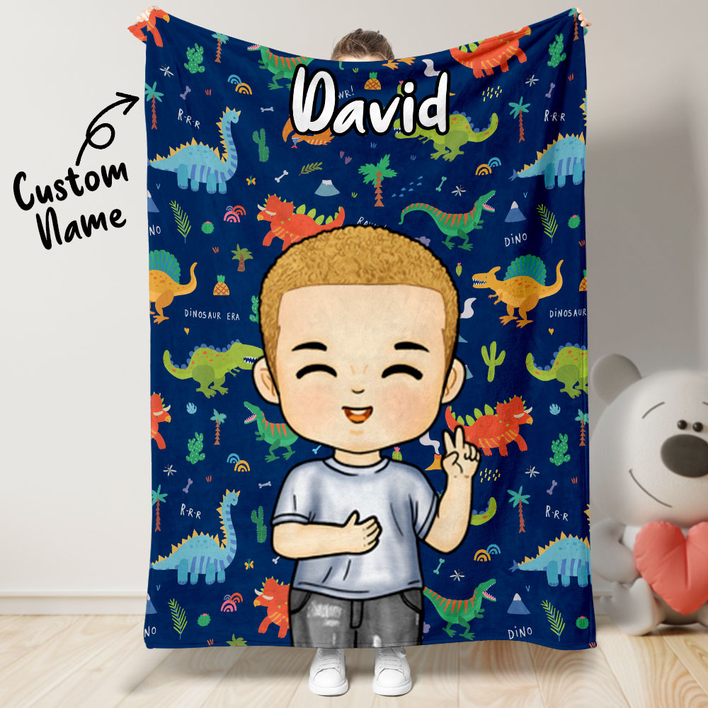 Personalized Blanket of Dreams Custom Name Soft Throw Ideal Gift for Kid - auphotoblanket