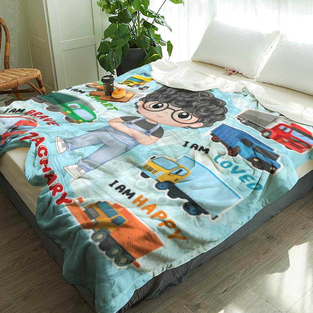 Personalized Blanket - My Dream Job Blanket Birthday Gift For Kids - auphotoblanket