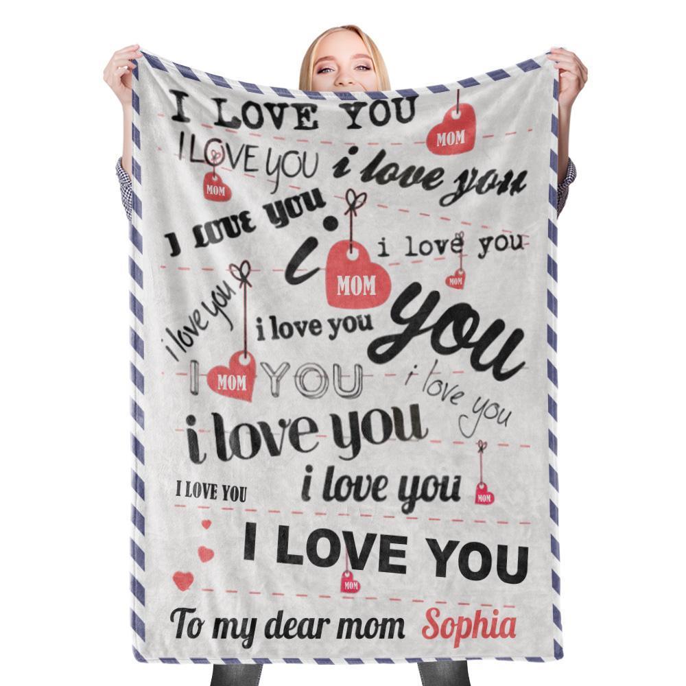 Custom Photo Blanket Mother's Day Blanket Mother Blanket Mom Blanket Mother in Law Blanket - Blanket for Mom