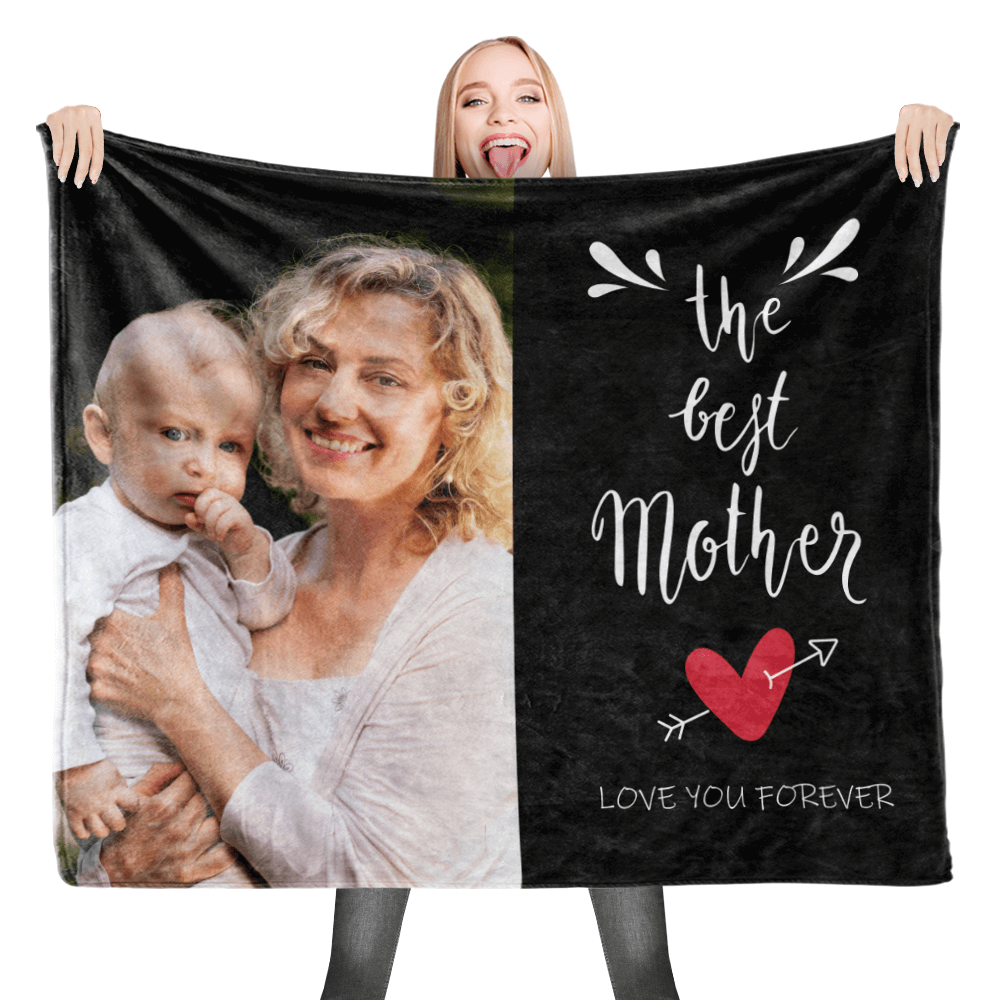 The Best Mother Custom Photo Blanket Blanket for Mom Mother's Day Blanket Mother's Day Gifts