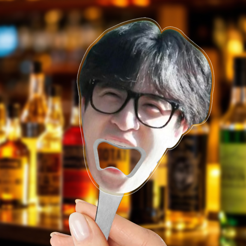 Custom Face Photo Bottle Opener Funny Gifts