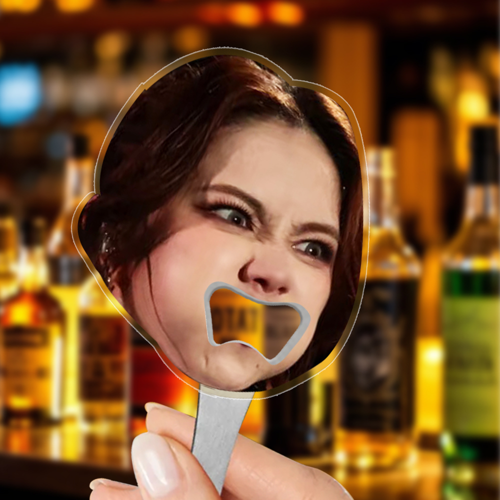 Custom Face Photo Bottle Opener Funny Gifts