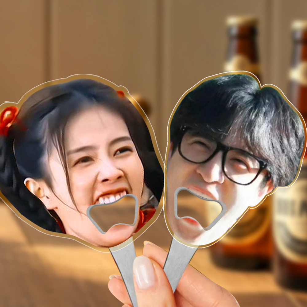 Custom Face Photo Bottle Opener Funny Gifts