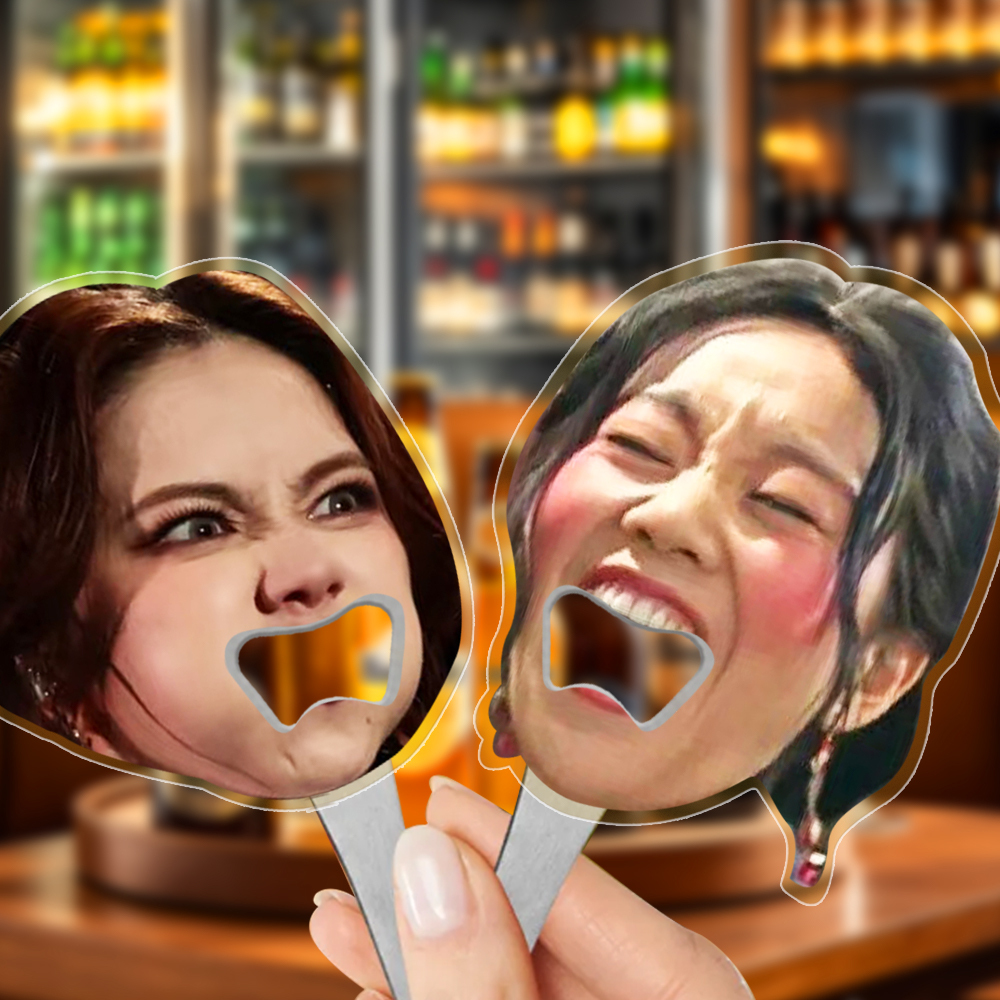 Custom Face Photo Bottle Opener Funny Gifts