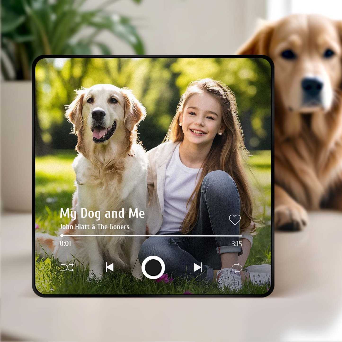 Personalized Photo Album Fridge Magnet Music Wall Photo Sticker Music Movement That Can Be Played Without Cell Phone Gift for Couples - auphotoblanket