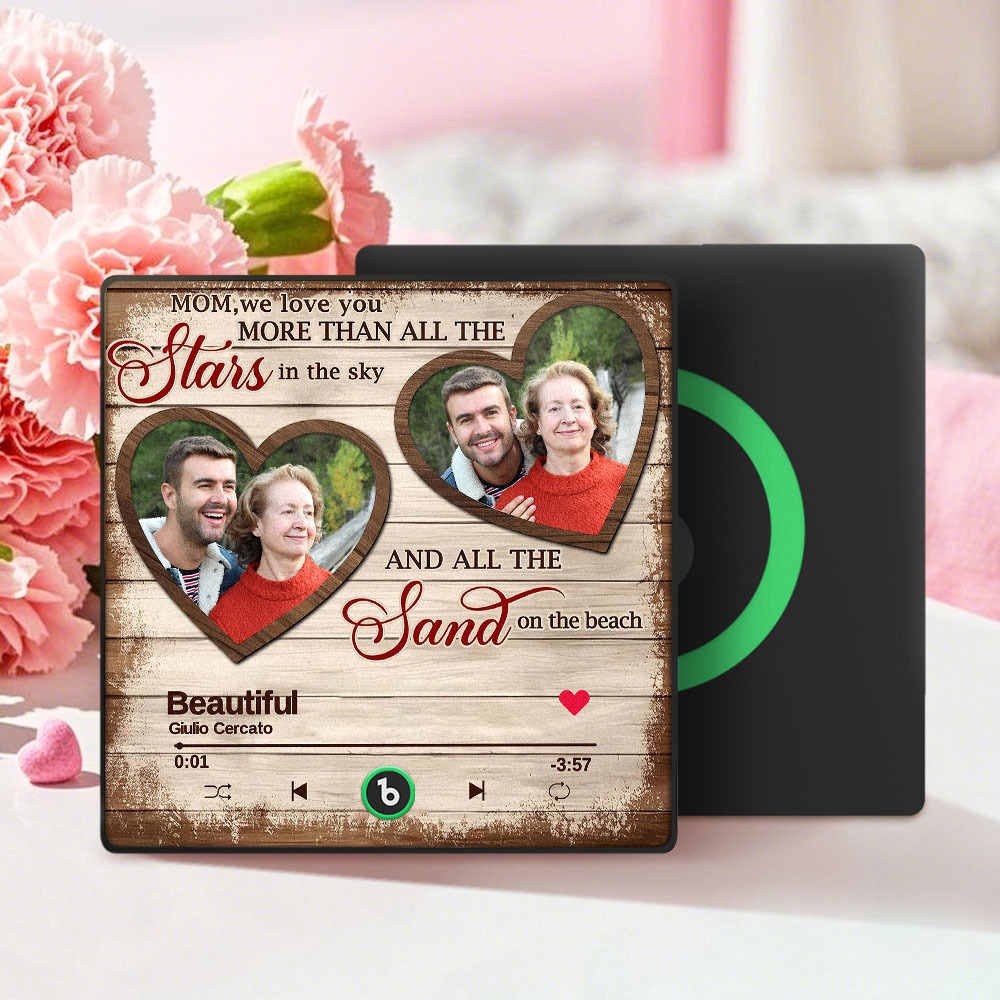 Custom Music & Photo Gifts For Mom Fridge Magnet Personalized Music Fridge Magnet That Can Play Songs - auphotoblanket