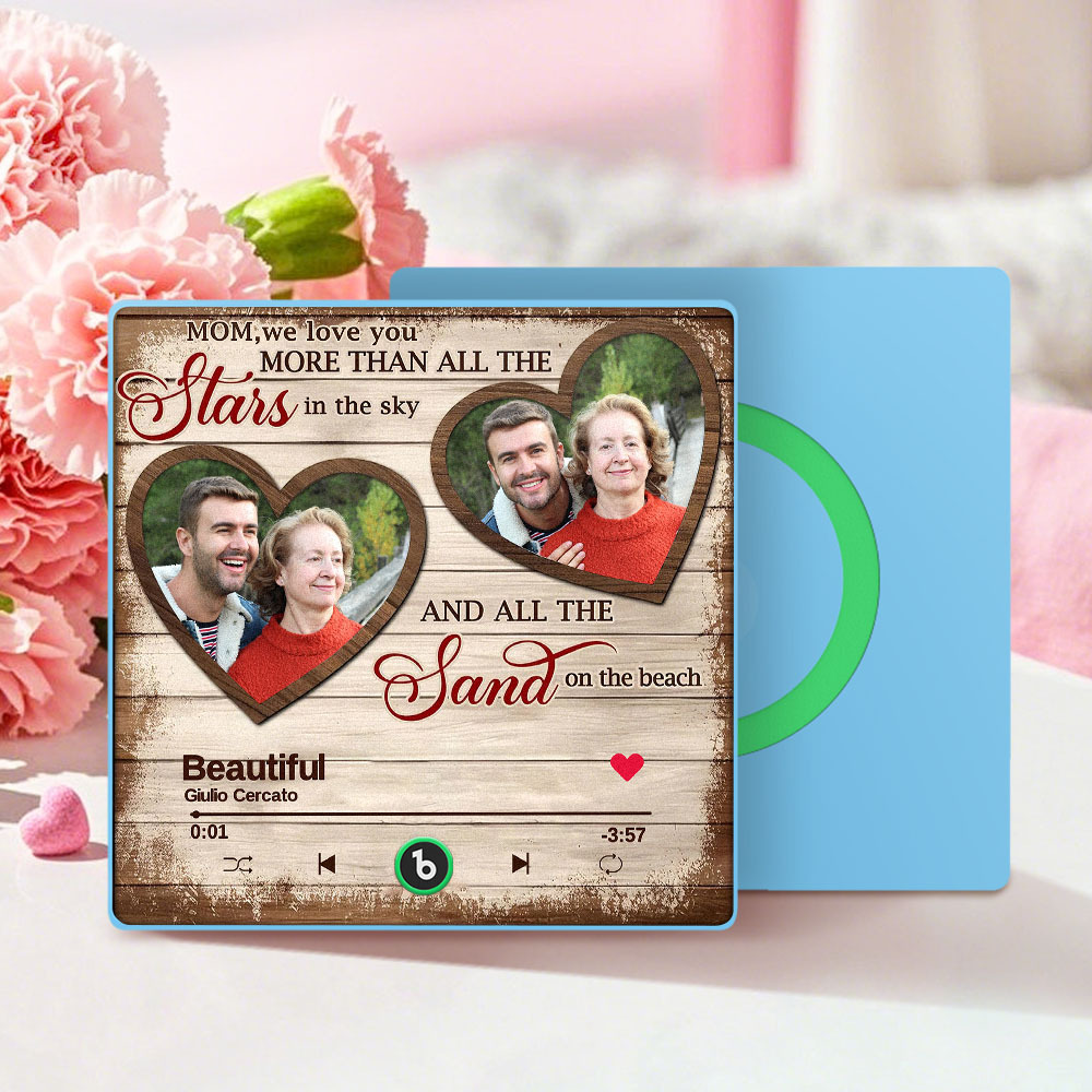Custom Music & Photo Gifts For Mom Fridge Magnet Personalized Music Fridge Magnet That Can Play Songs - auphotoblanket