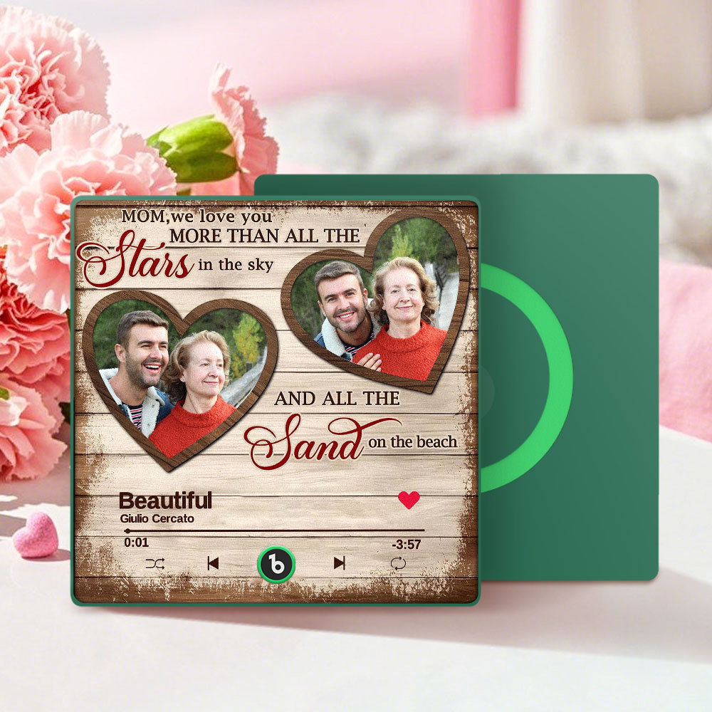 Custom Music & Photo Gifts For Mom Fridge Magnet Personalized Music Fridge Magnet That Can Play Songs - auphotoblanket