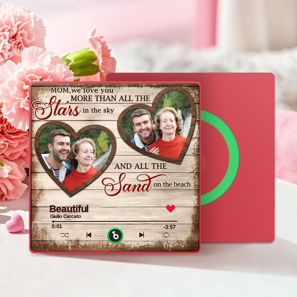 Custom Music & Photo Gifts For Mom Fridge Magnet Personalized Music Fridge Magnet That Can Play Songs - auphotoblanket