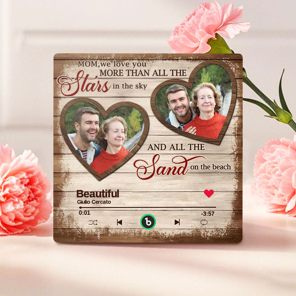 Custom Music & Photo Gifts For Mom Fridge Magnet Personalized Music Fridge Magnet That Can Play Songs - auphotoblanket