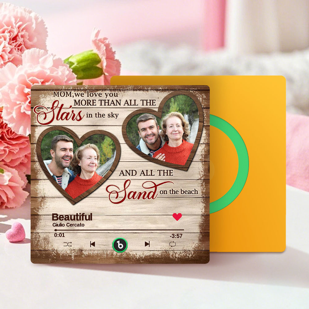 Custom Music & Photo Gifts For Mom Fridge Magnet Personalized Music Fridge Magnet That Can Play Songs - auphotoblanket