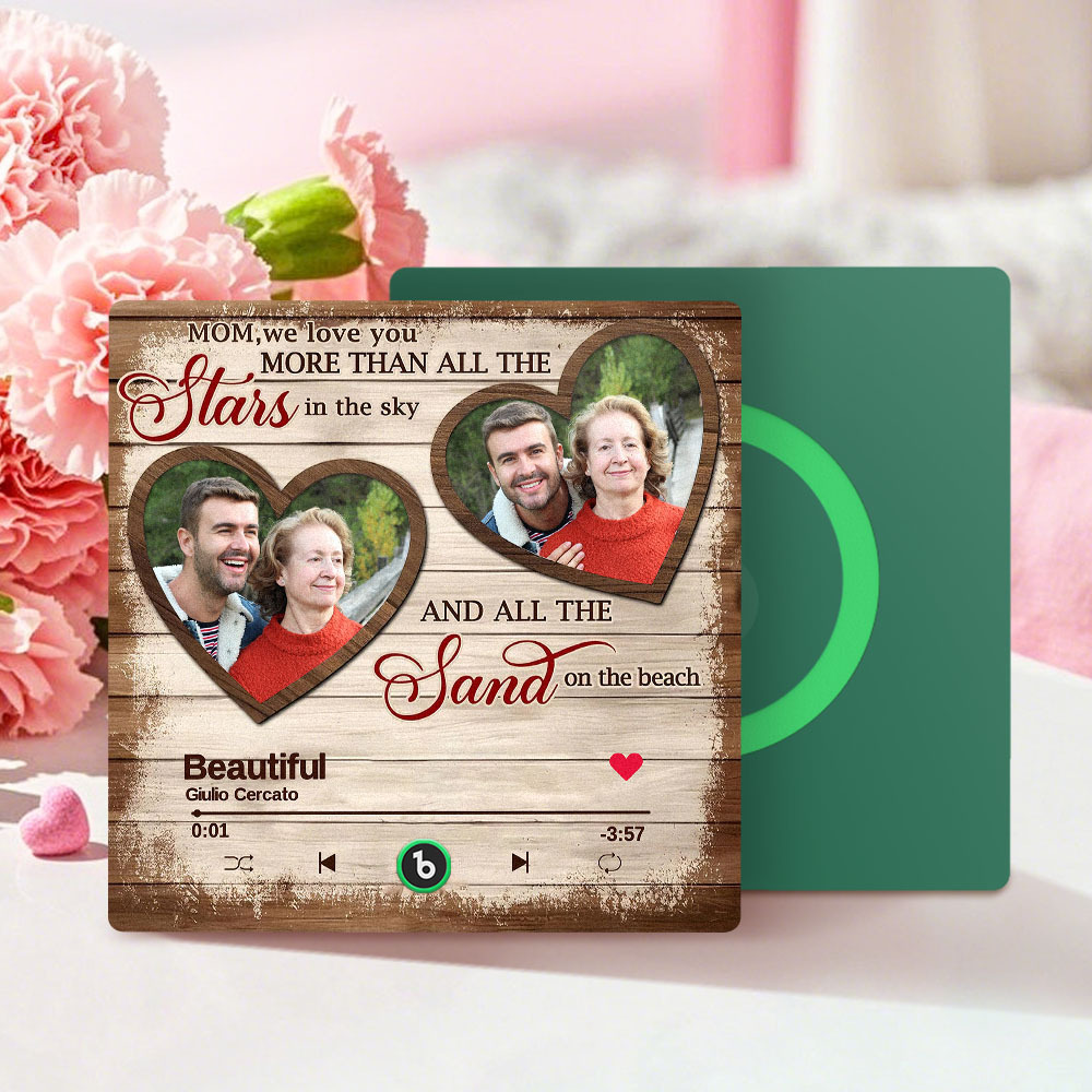 Custom Music & Photo Gifts For Mom Fridge Magnet Personalized Music Fridge Magnet That Can Play Songs - auphotoblanket