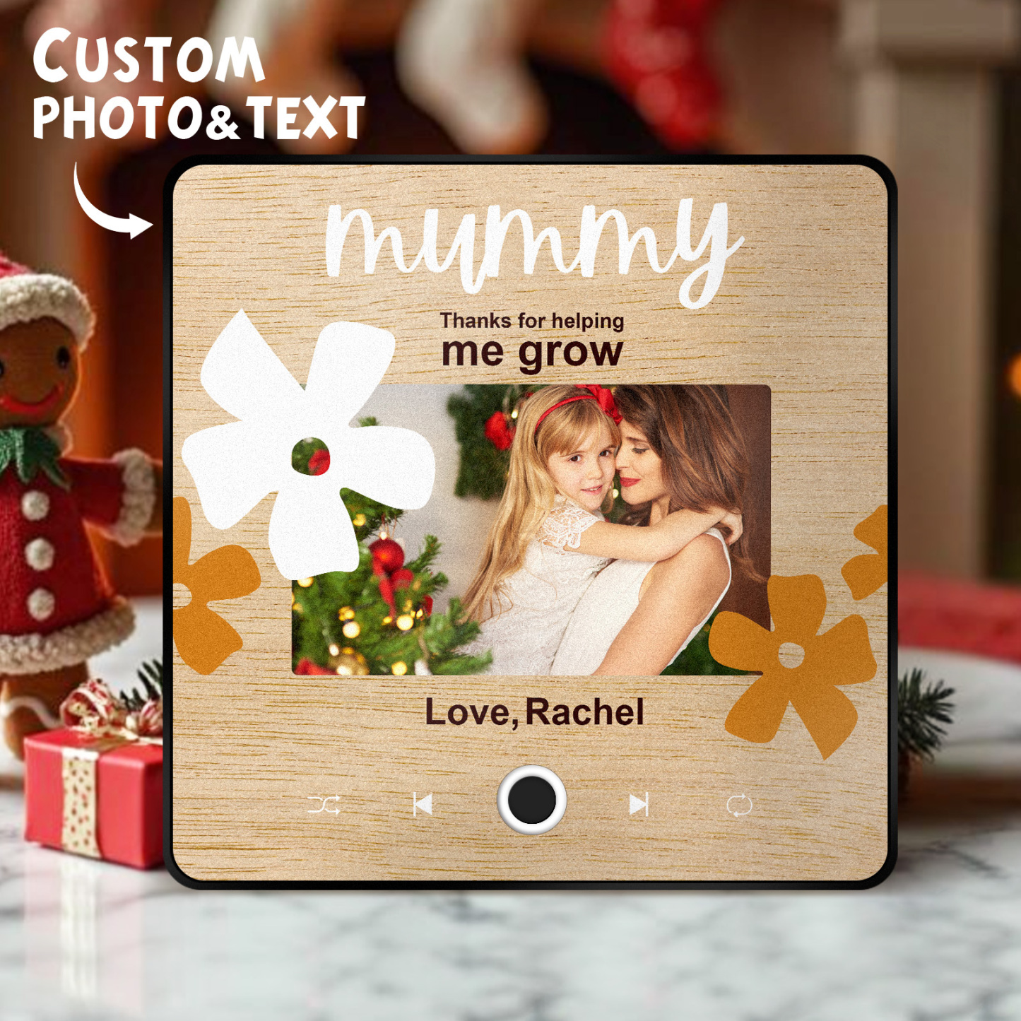 Personalized Music Fridge Magnet Gift for Mom Custom Music Magnets Can