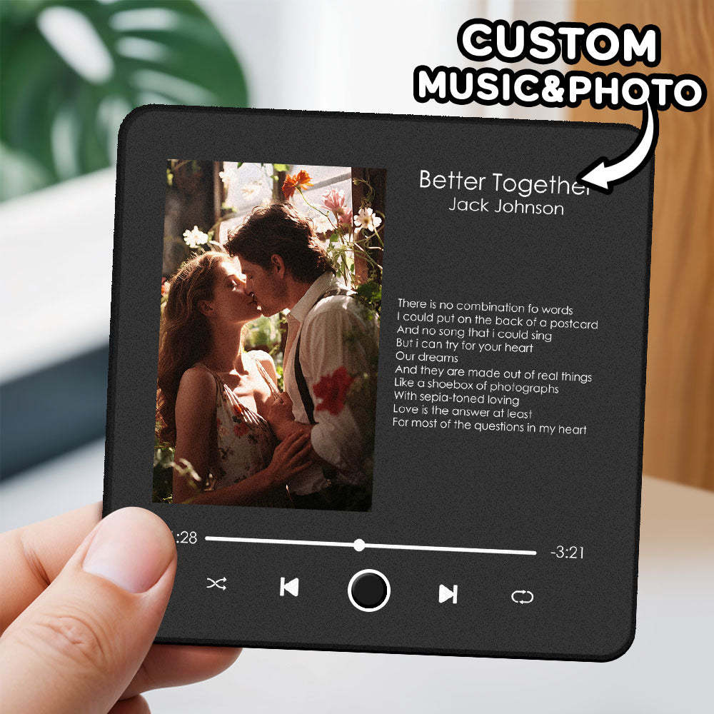 Customized Album Fridge Magnet Personalized Music Fridge Magnet Can Play Songs