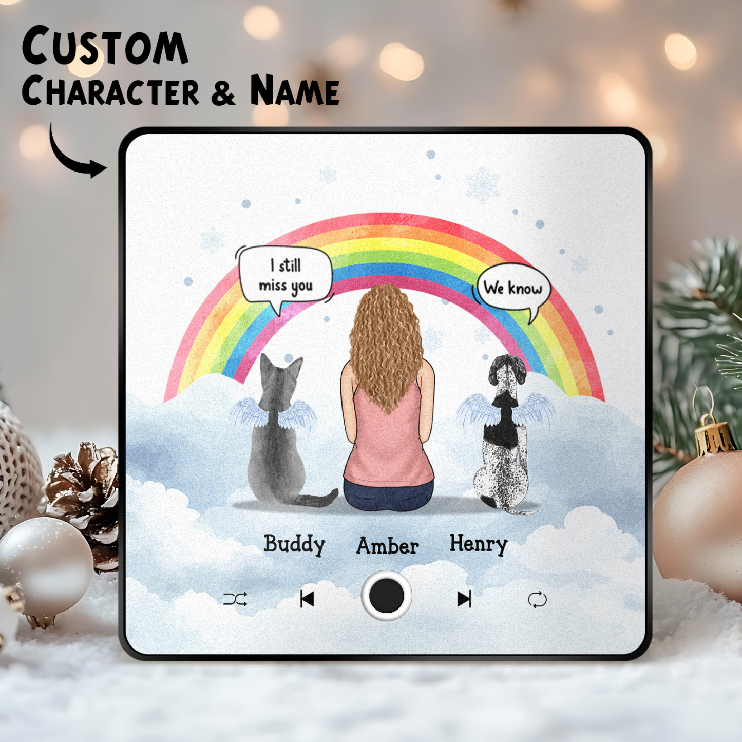 Custom Album Music Fridge Magnet Photo Personalized Phone Music Fridge Magnet Pro Custom Character and Name Fridge Magnet I Still Miss You - auphotoblanket