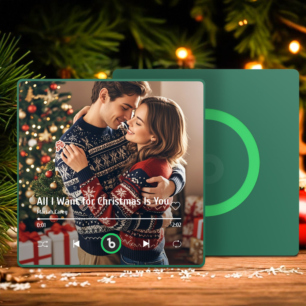 New 4.0 Upgrade Custom Colorful Frame Album Fridge Magnet Fridge Music Magnet Can Play Songs Christmas Gift