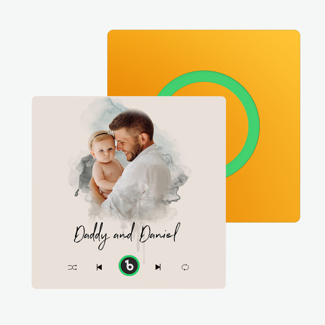 Custom Music Fridge Magnet New 4.0 Upgrade Music Wall Photo Sticker That Plays Music Without Cell Phone Multiple Styles Couple Gifts - auphotoblanket