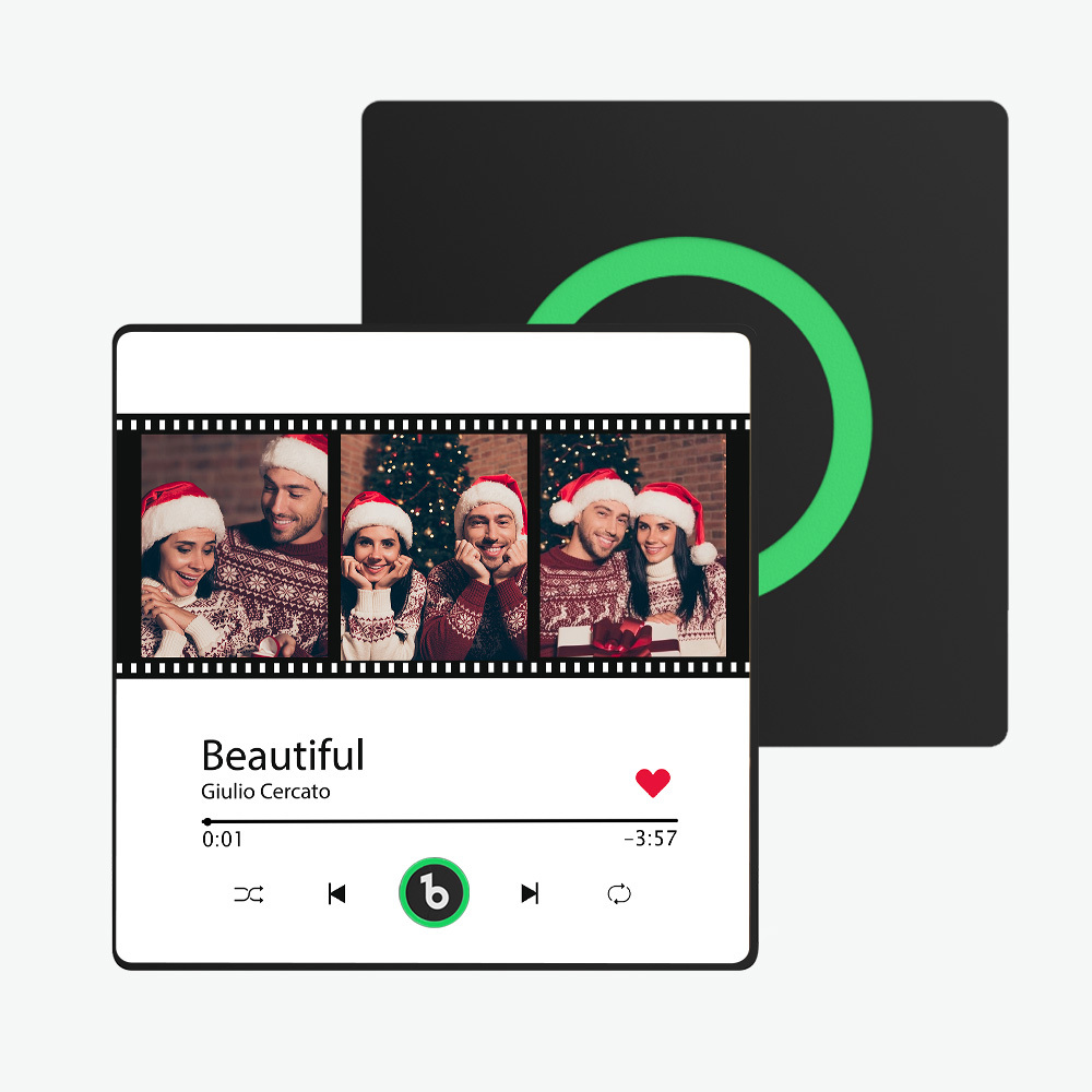 Custom Music Fridge Magnet New 4.0 Upgrade Music Wall Photo Sticker That Plays Music Without Cell Phone Multiple Styles Couple Gifts - auphotoblanket