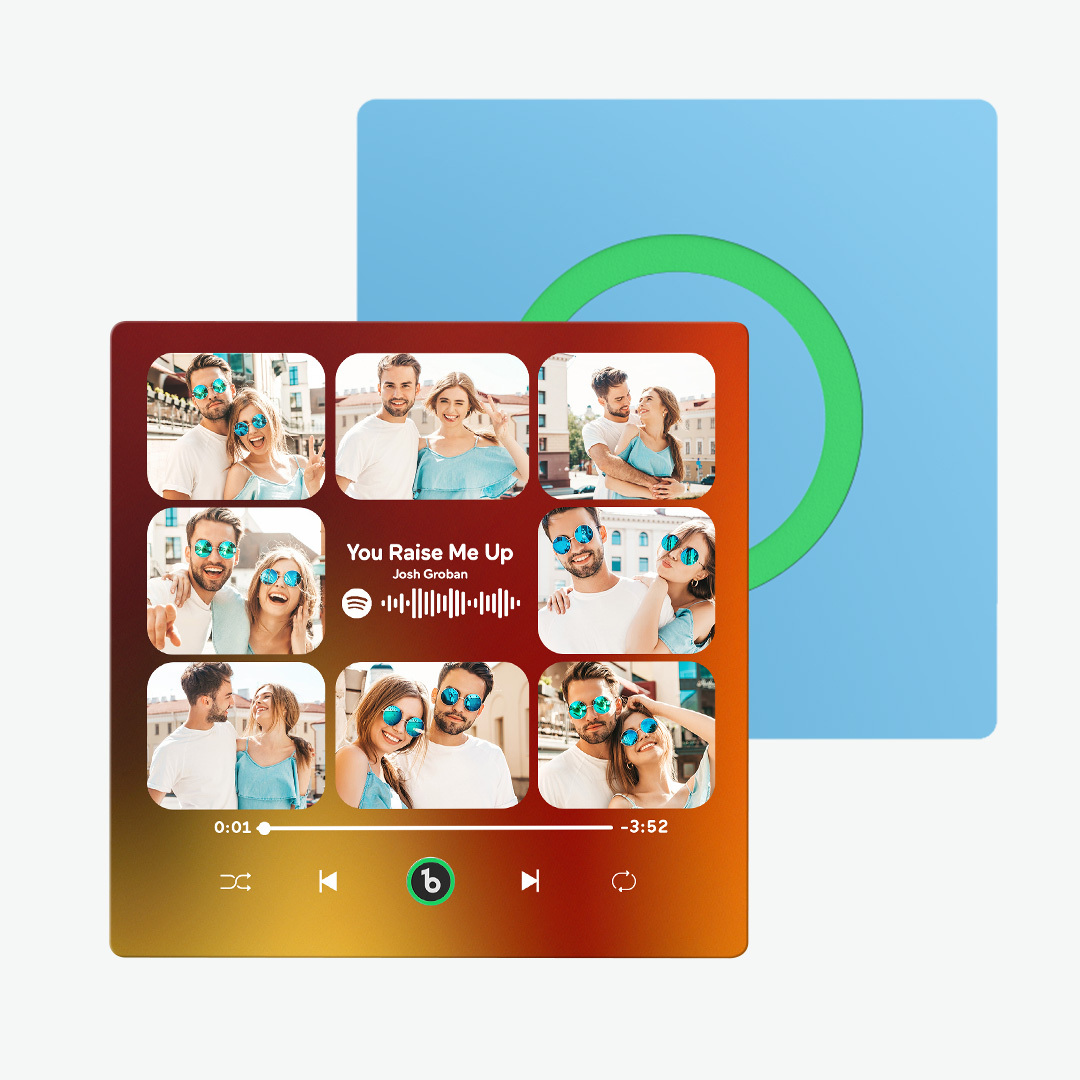 Custom Music Fridge Magnet New Upgrade Colorful Album Fridge Magnet Gift for Couple Valentine's Day Gifts