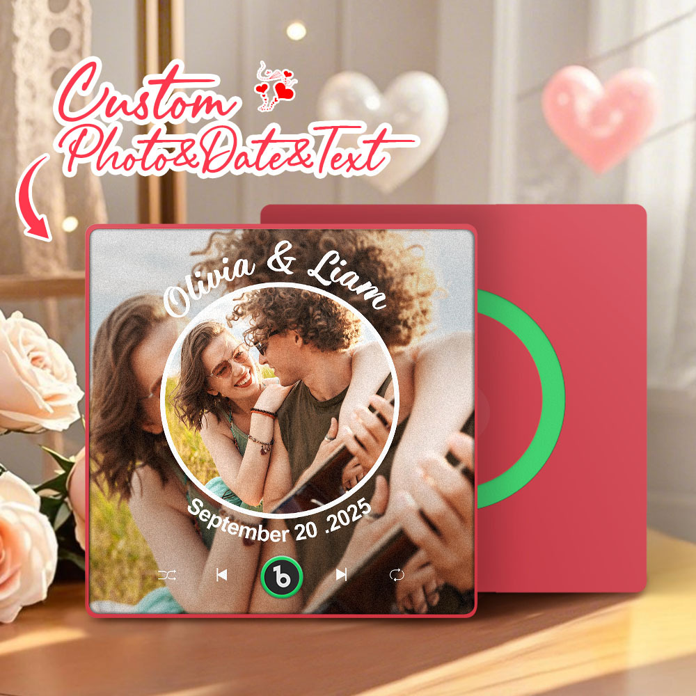 Custom Music Fridge Magnet New Upgrade Colorful Album Fridge Magnet Gift for Couple Valentine's Day Gifts