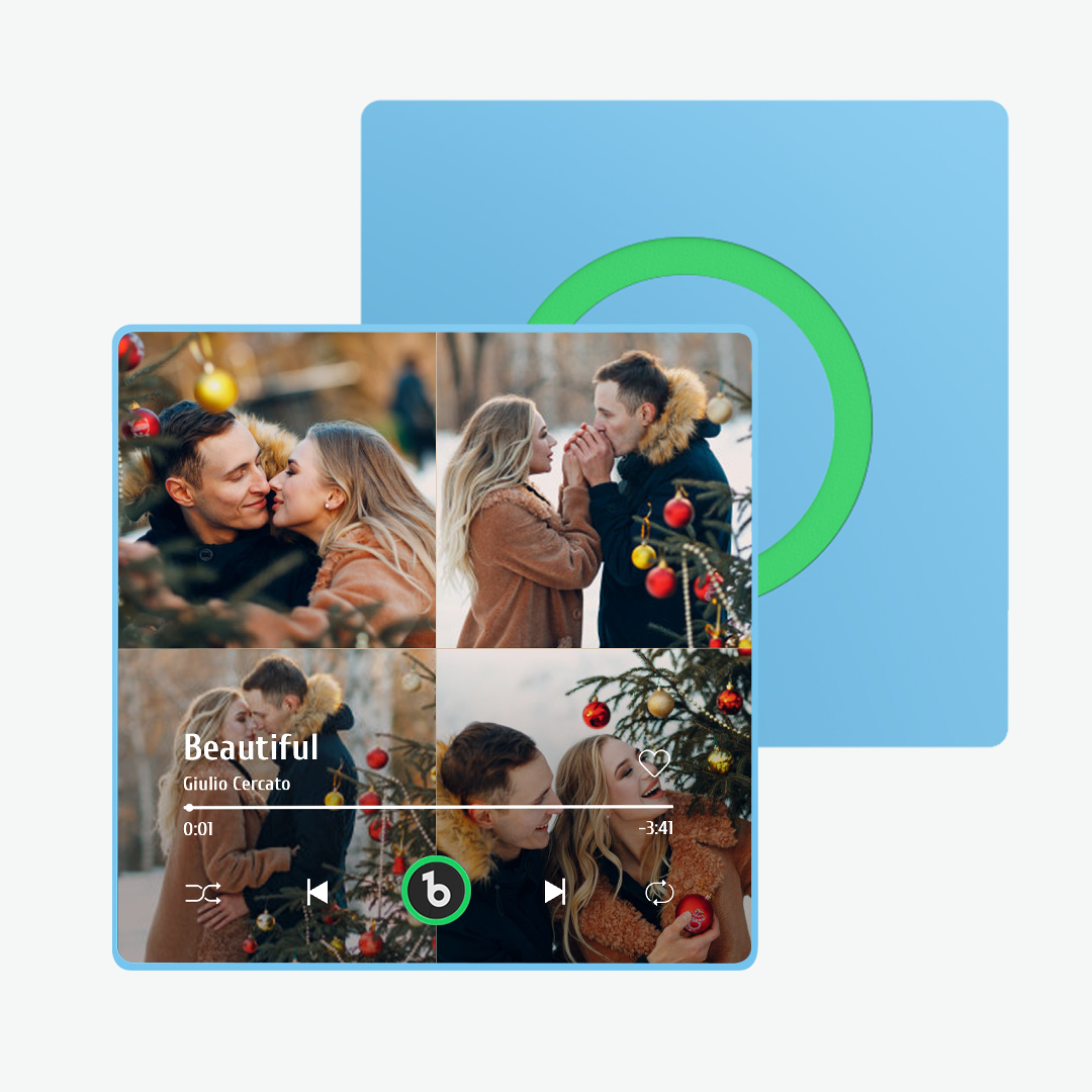 Custom Music Fridge Magnet with Colorful Frame Personalized Album Fridge Magnet That Can Be Played Song Christmas Gift - auphotoblanket