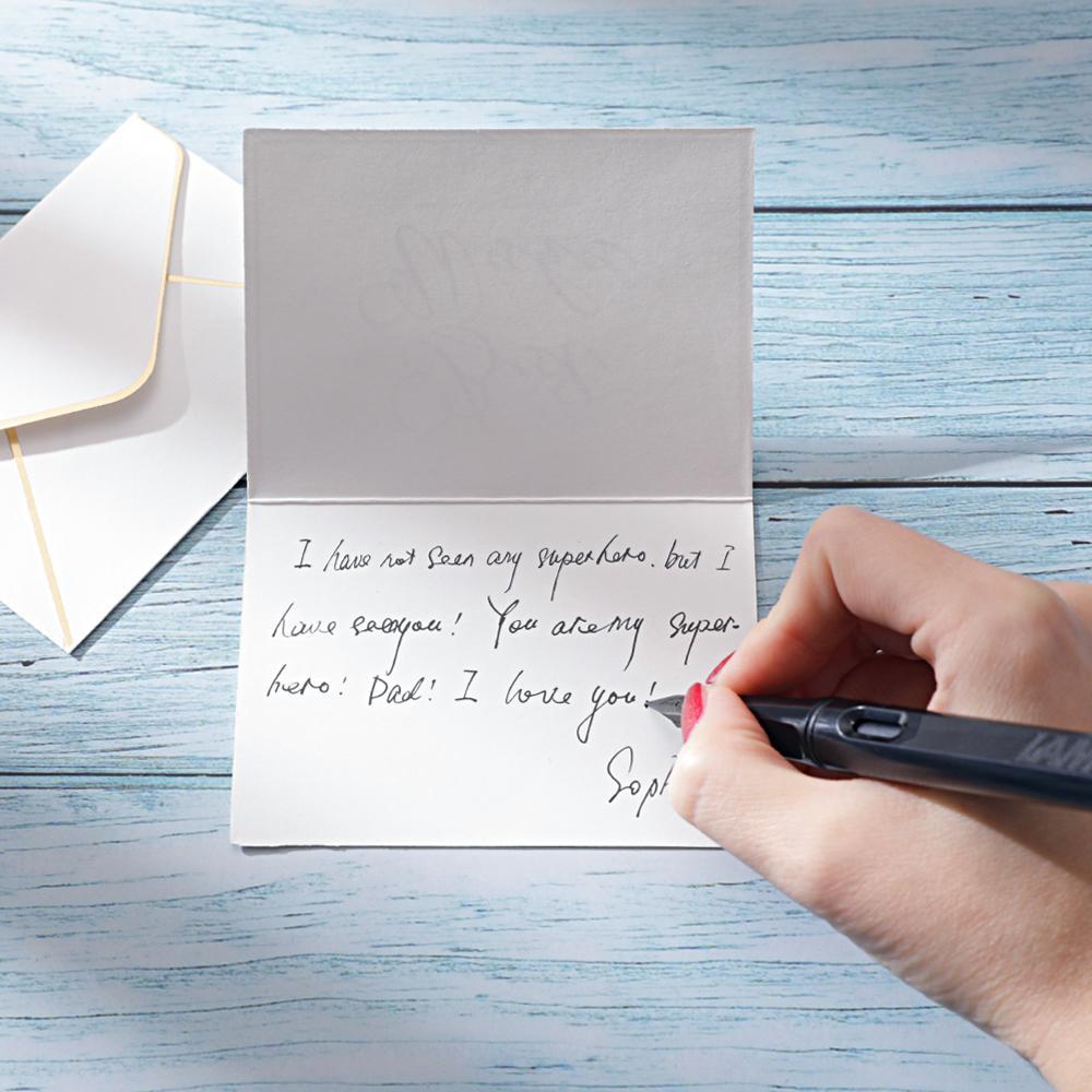 Personalised Handwritten Gift Card Handwritten Message Card