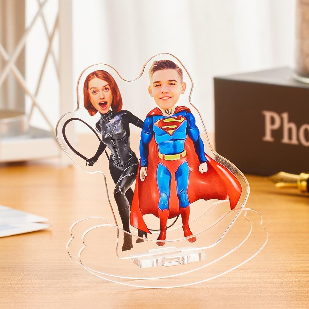 Personalized Desktop Tumbler Unique Couple Gifts Custom Roly-poly Plaque Frame