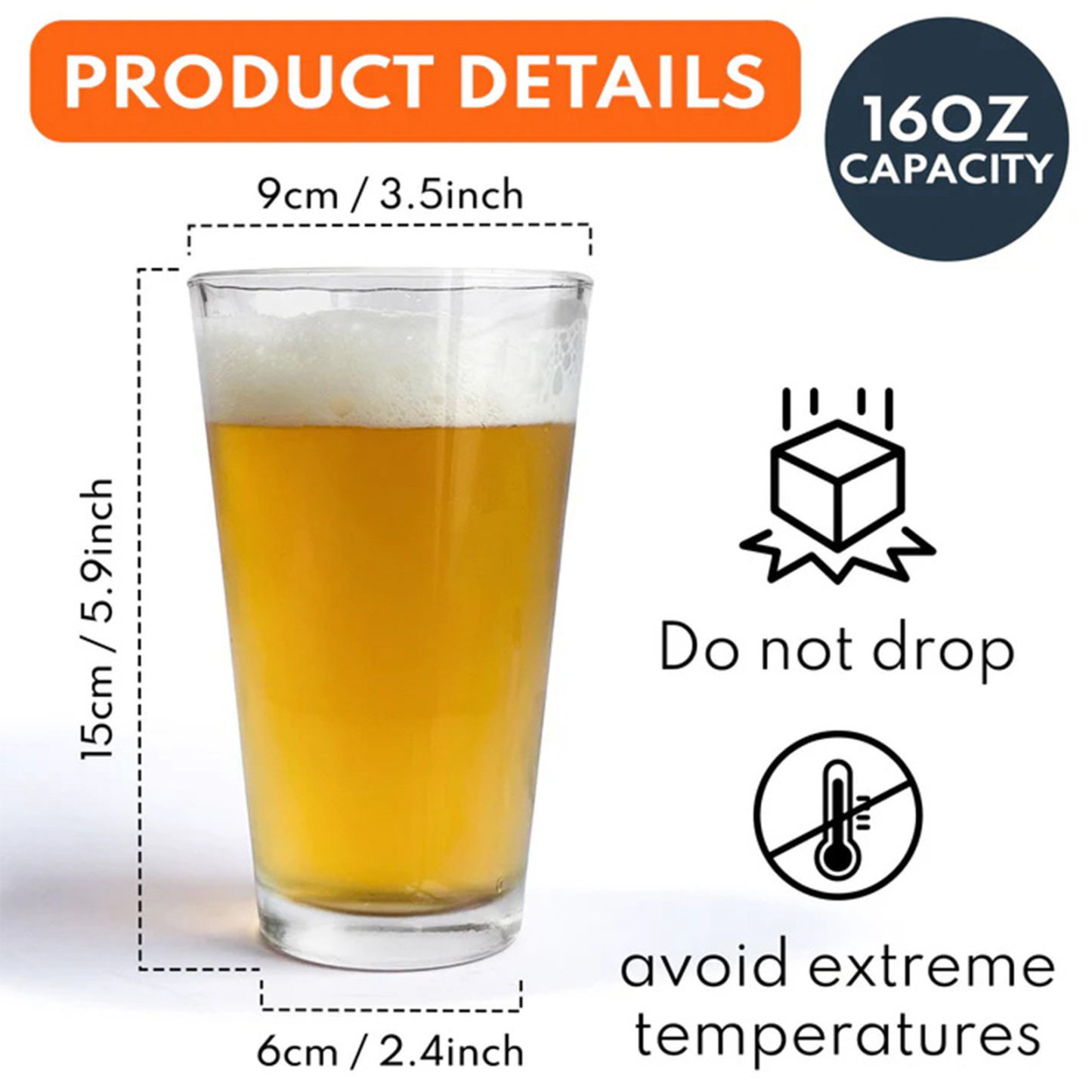 Fathers Day Gift From Daughter, Personalized Gifts For Dad, Dad Gift, Dad Birthday Gift, Personalised Beer Glass, The Day You Became My Dad