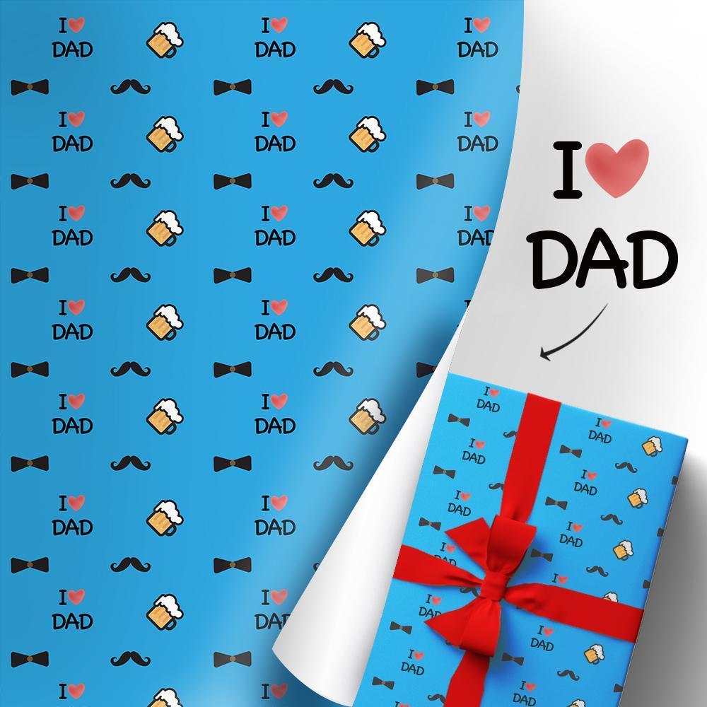 Christmas Wrap, Christmas Wrapping Paper, Christmas Gift Wrap, Custom Text Gift Wrap