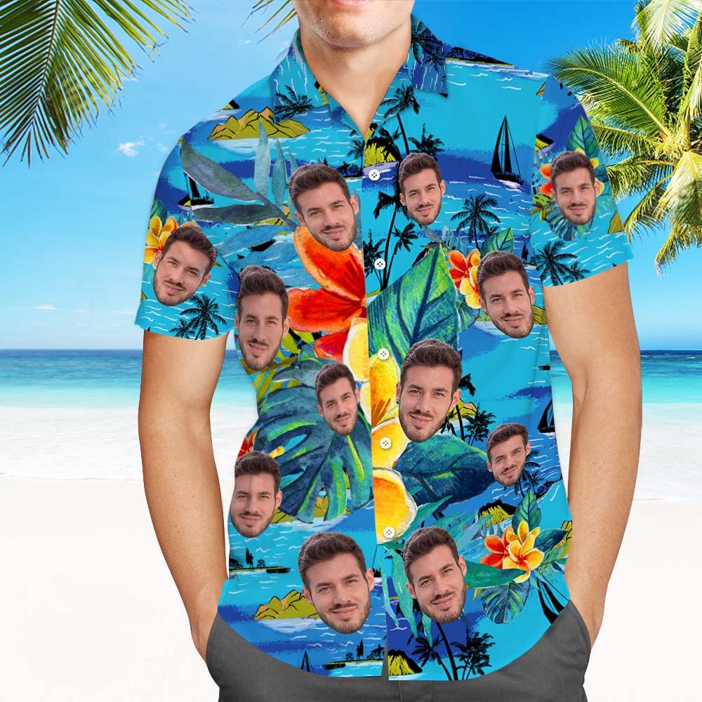 Vintage Shirts Custom Hawaiian Shirts With Pineapple Custom Button-down Shirts - auphotoblanket