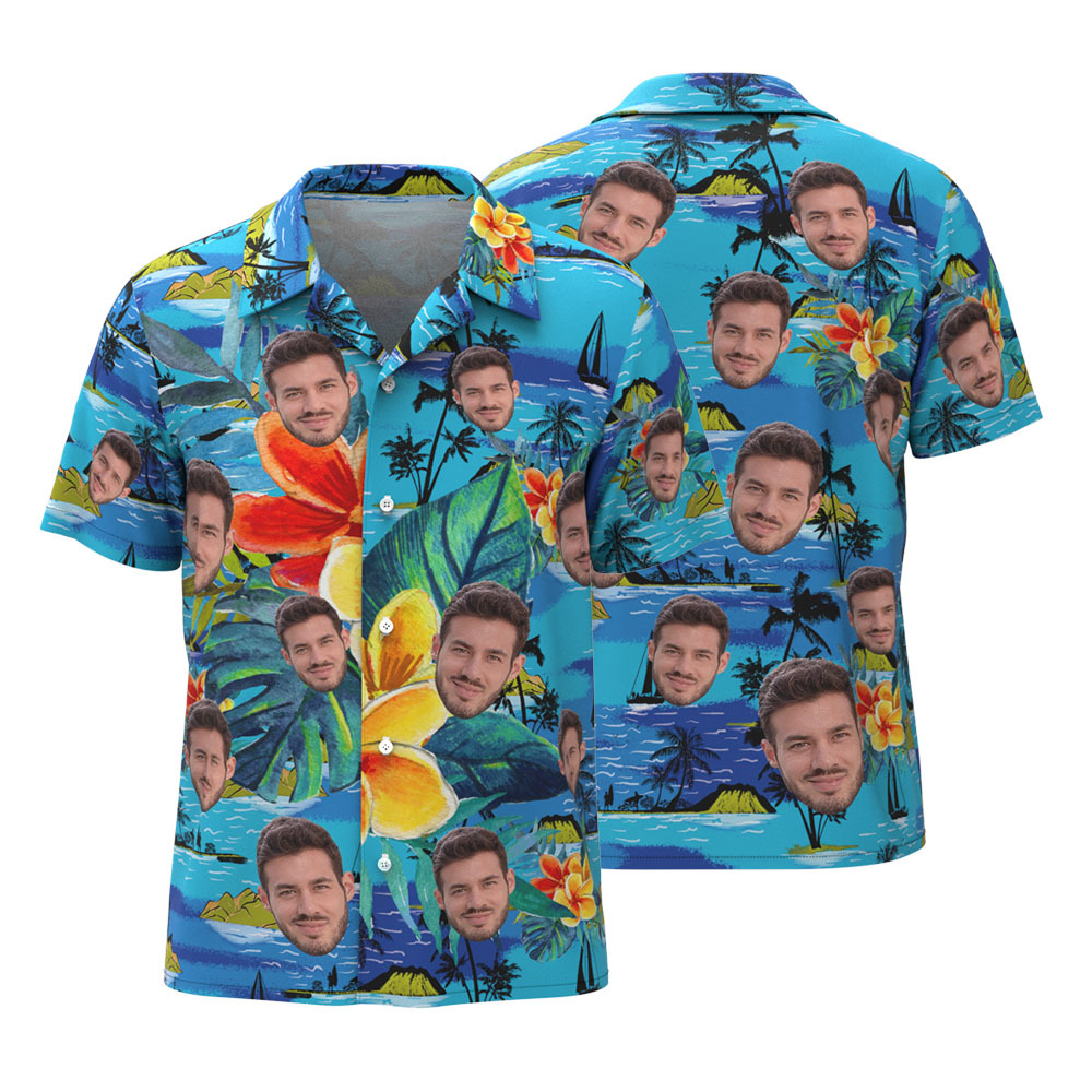 Vintage Shirts Custom Hawaiian Shirts With Pineapple Custom Button-down Shirts - auphotoblanket