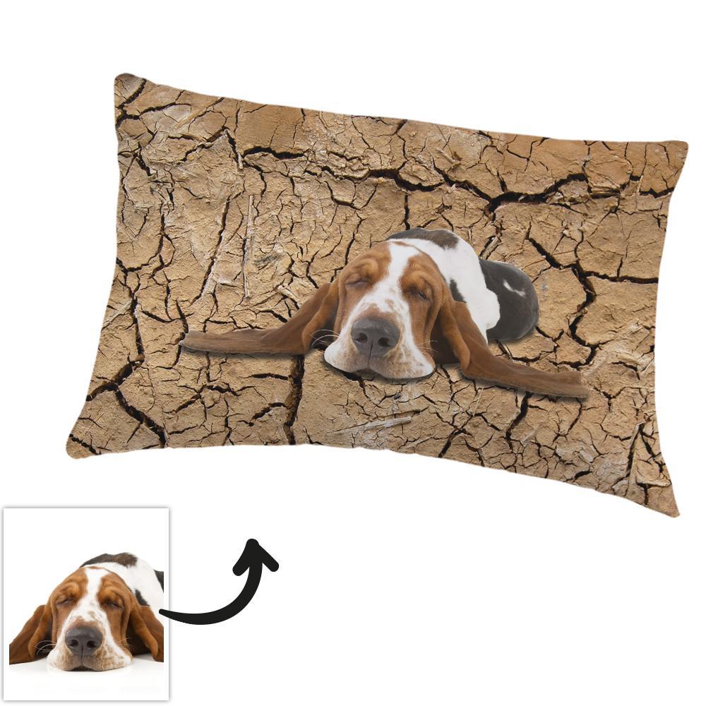 Polyester Fibre Custom Pillowcase Personalised Photo Pillowcase-The Dry Land Pillowcase