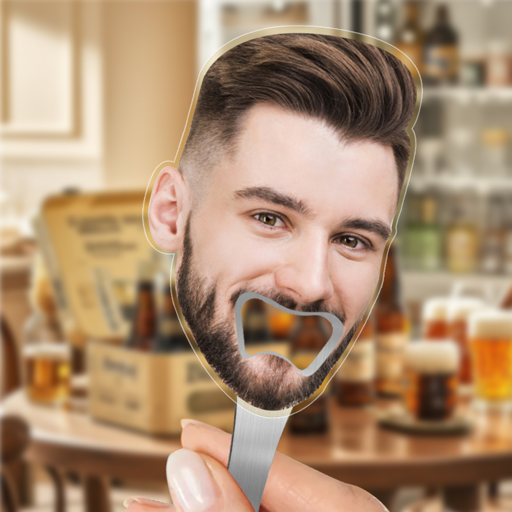 Custom Face Photo Bottle Opener Funny Gifts