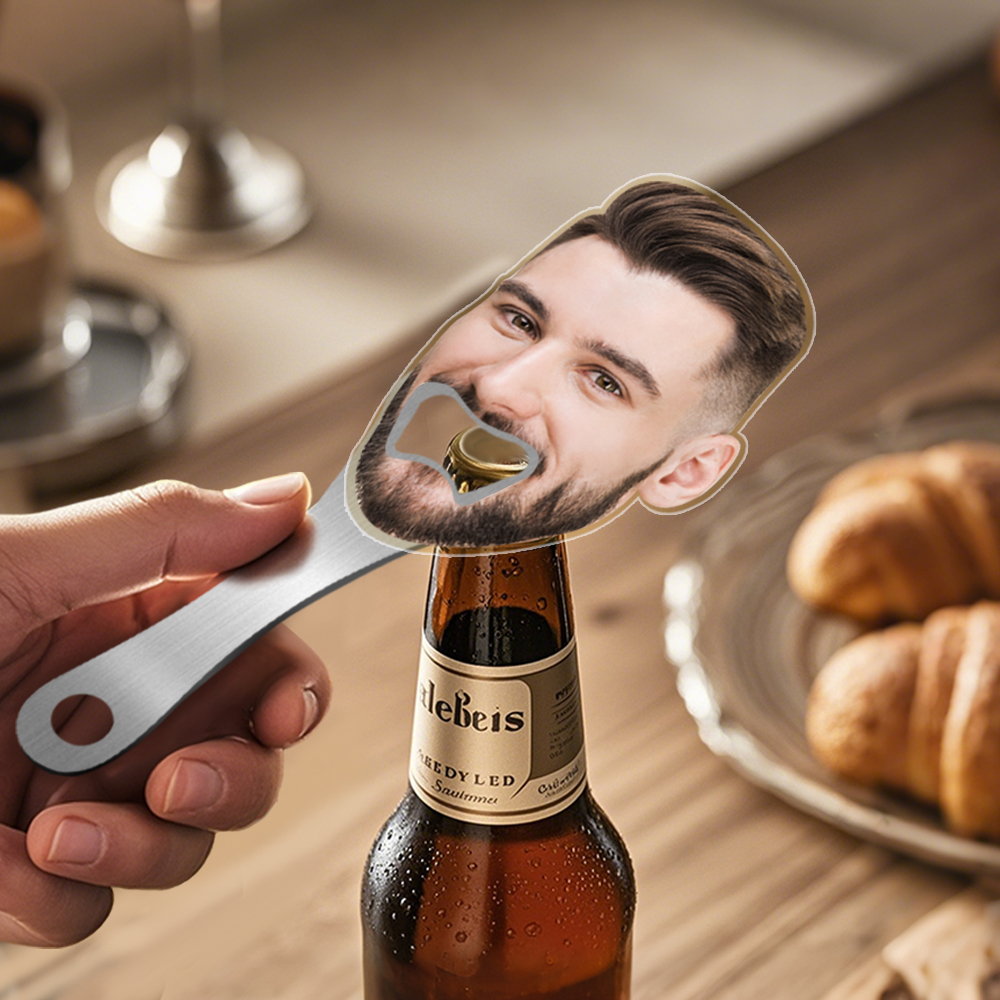 Custom Face Photo Bottle Opener Funny Gifts