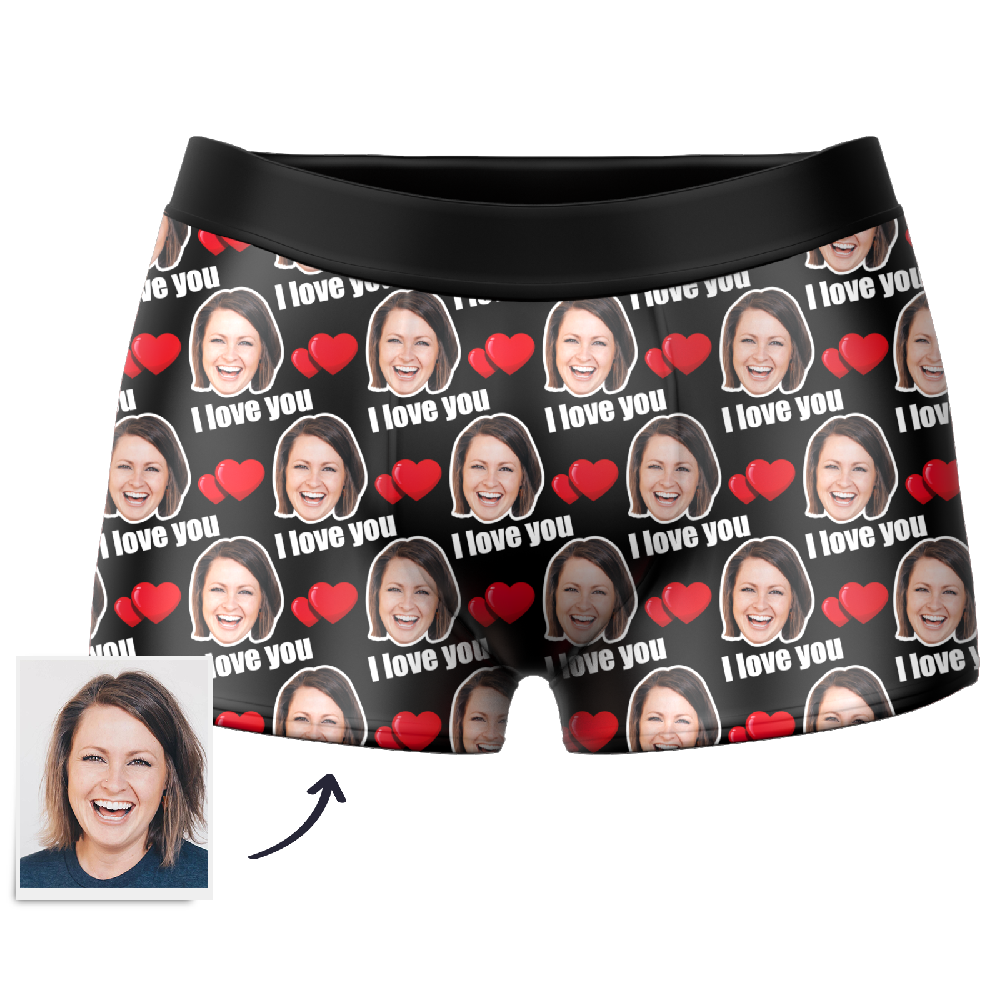 Men's Custom Love Boxer Shorts, underpants,Briefs幕Getphotoblanket