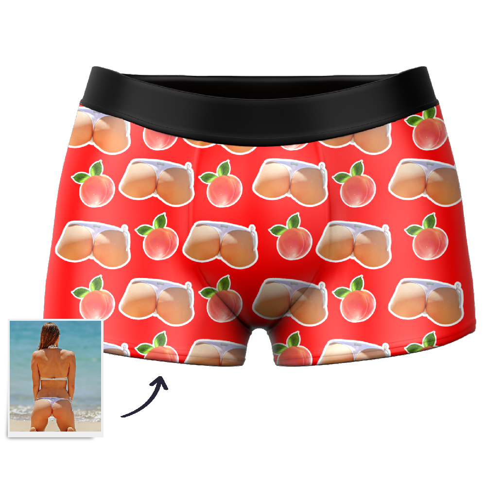 Men's Custom Booty Boxer Shorts, underpants,Briefs幕Getphotoblanket
