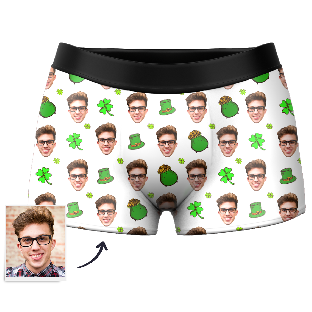 Men's Custom Good Luck Boxer Shorts