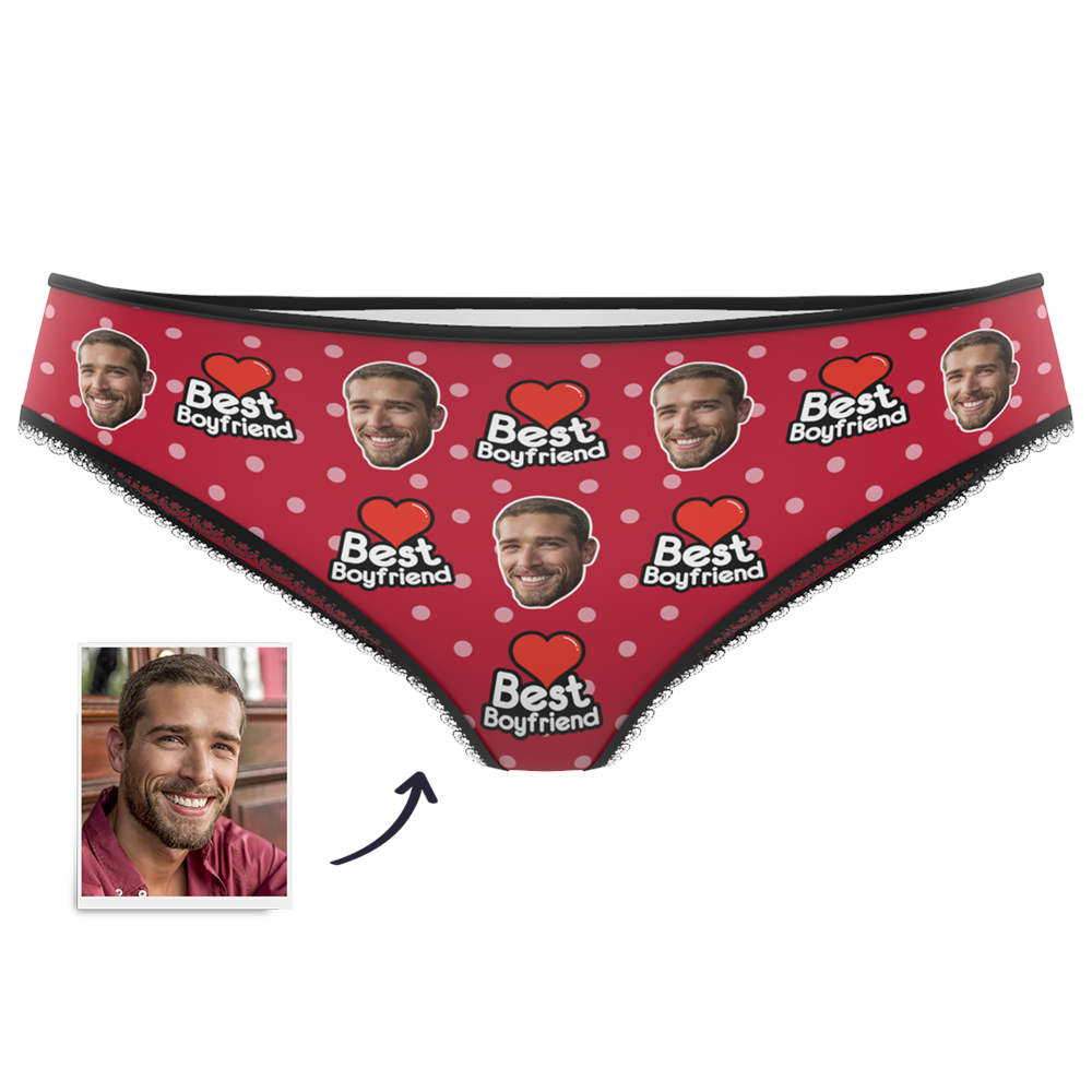 Women's Best Boyfriend Custom Face Panties