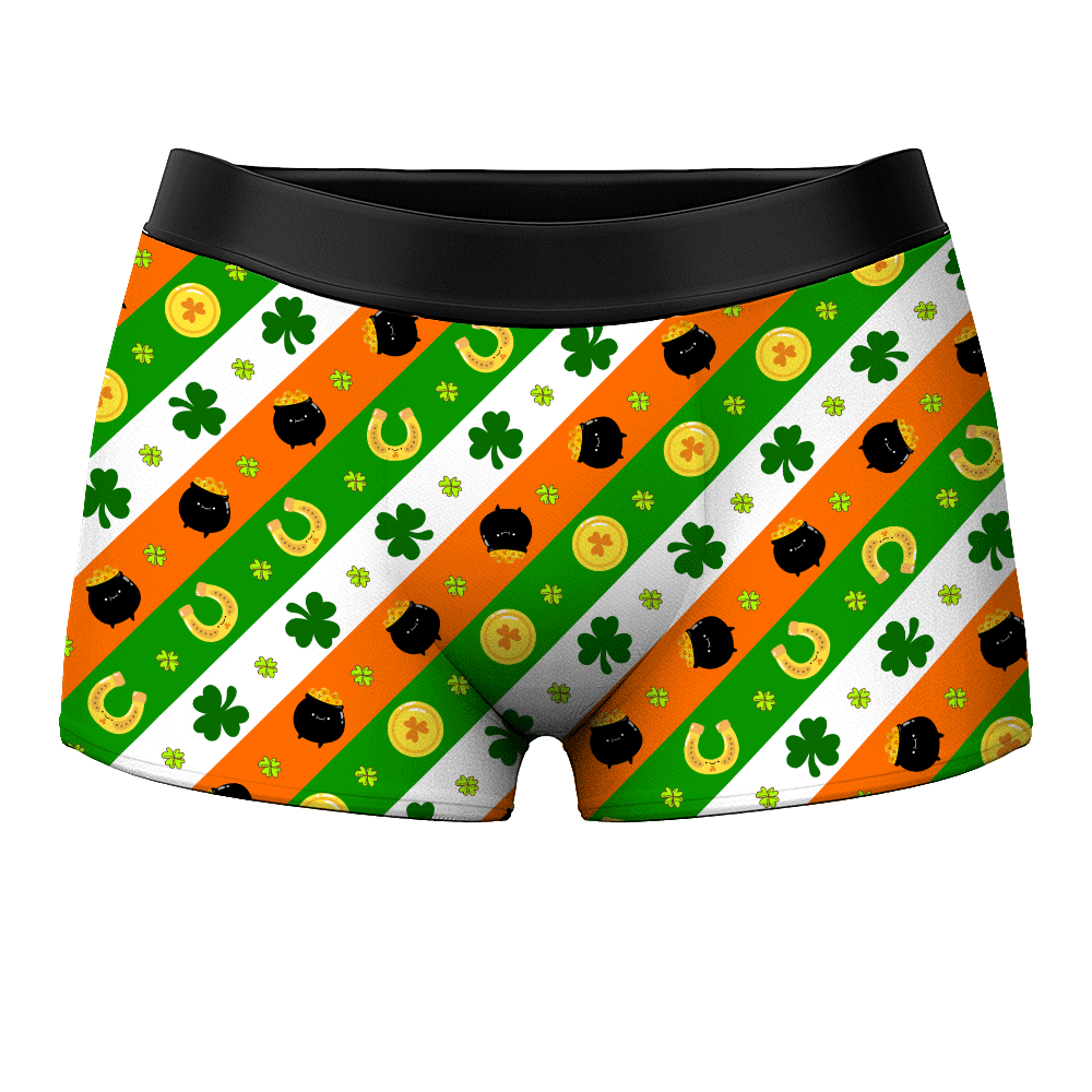 Men's Boxer Shorts - Lucky Gold Pouch