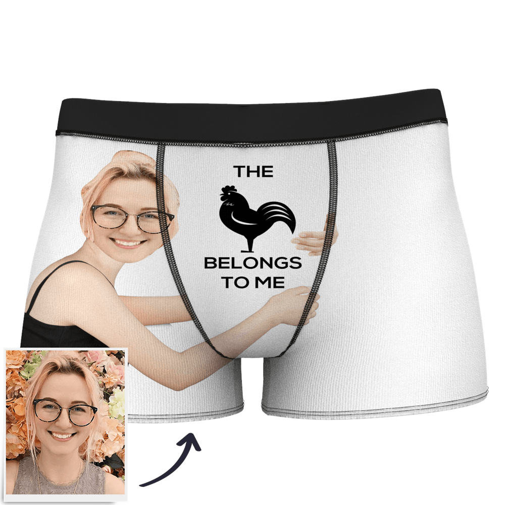 Men's Custom Face On Body Boxer Shorts Funny Face Boxer