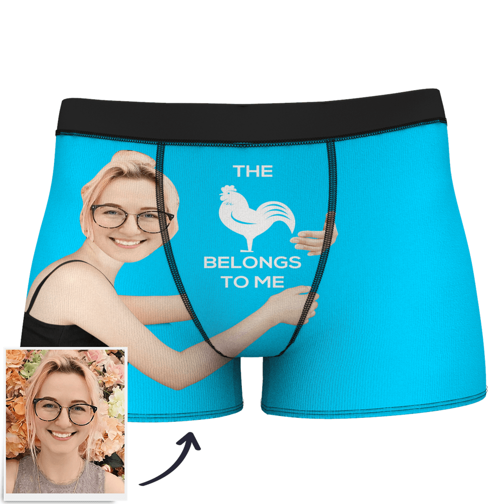 Men's Custom Face On Body Boxer Shorts Funny Face Boxer