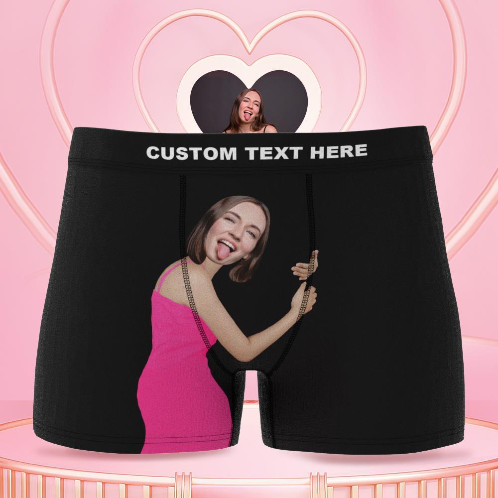 Custom Face On Body Boxers 3D Online Preview Custom Men's Funny Boxer Shorts - auphotoblanket