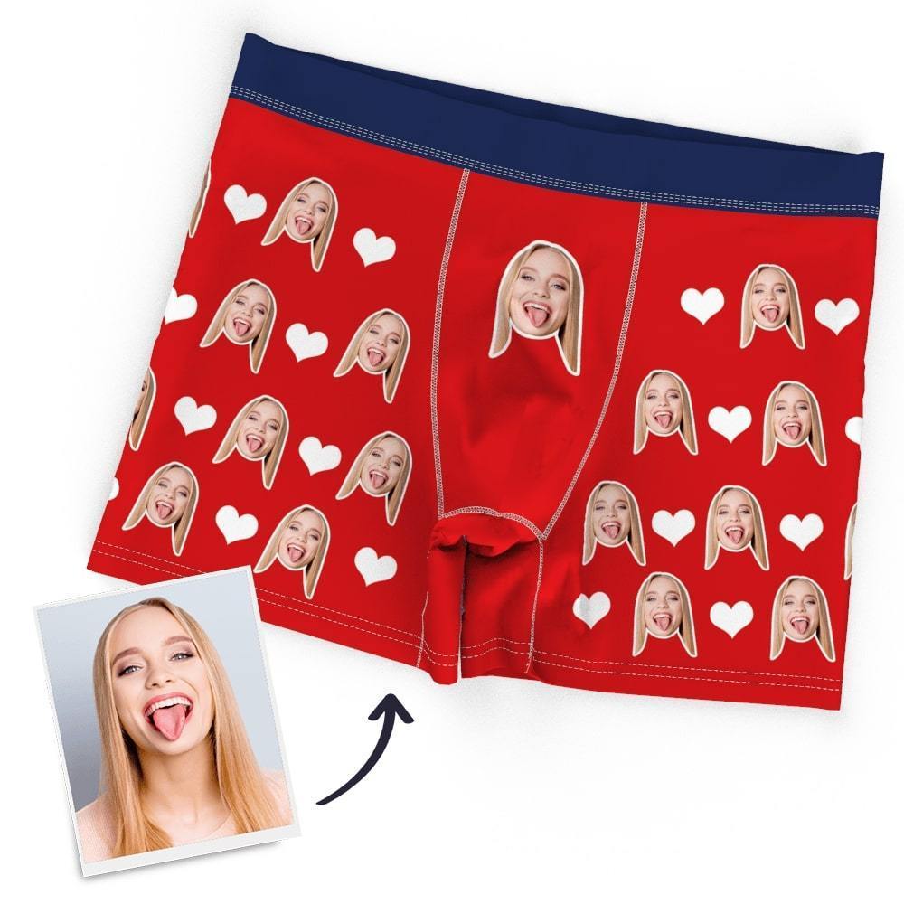 Men's Custom Heart Boxer Shorts