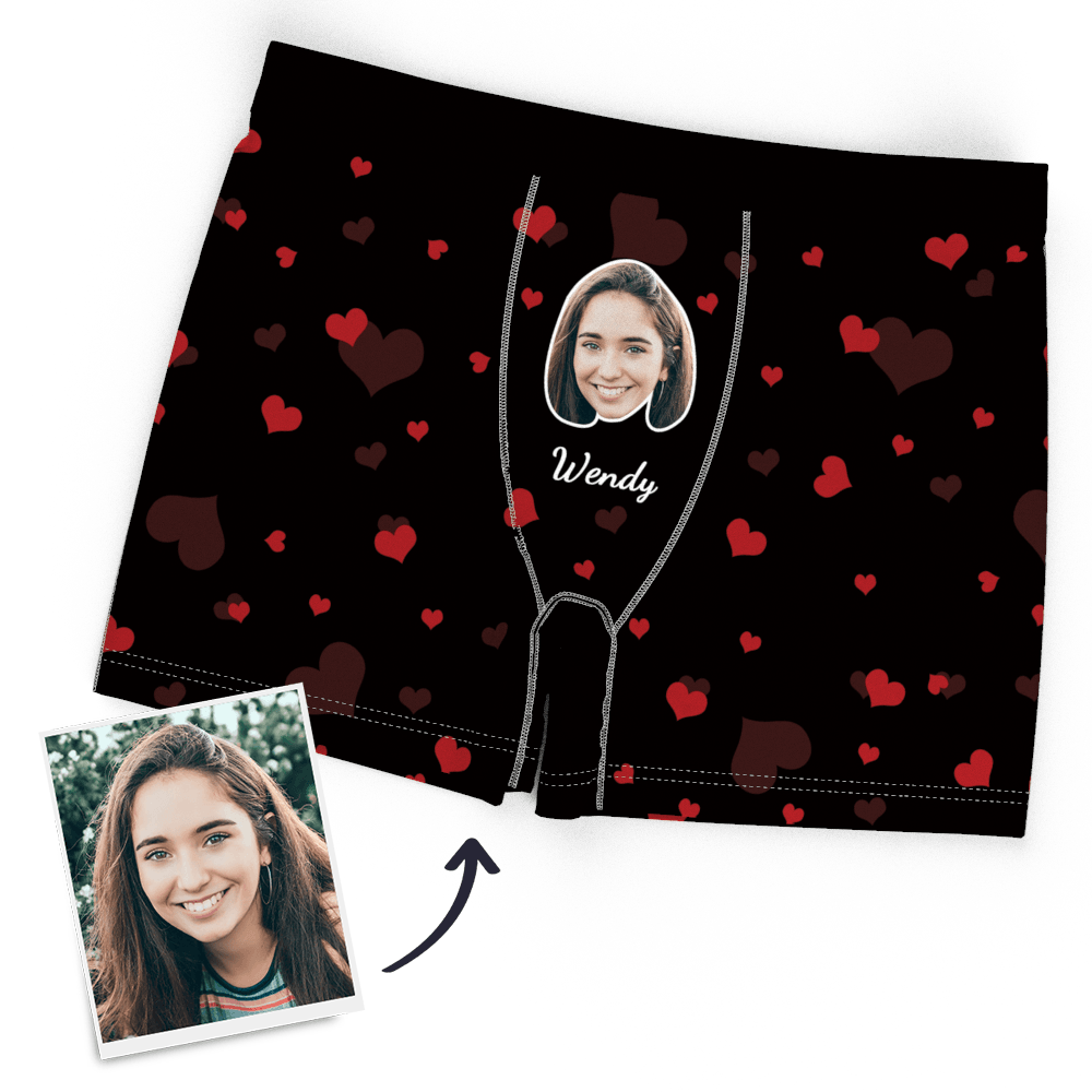 Men's Personalised Boxer Oreo Shorts - Funny Face boxer