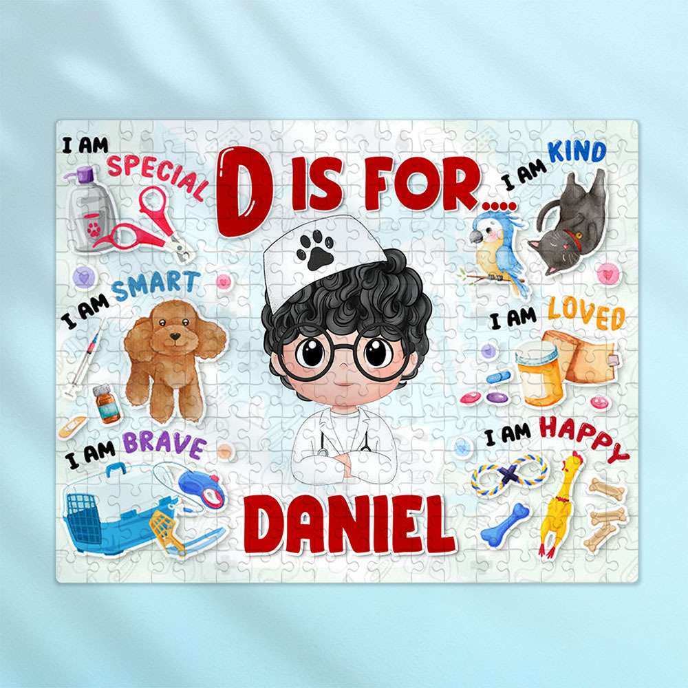 Custom Jigsaw Puzzle My Dream Job Puzzle Personalized Puzzle Gift For Kids - auphotoblanket