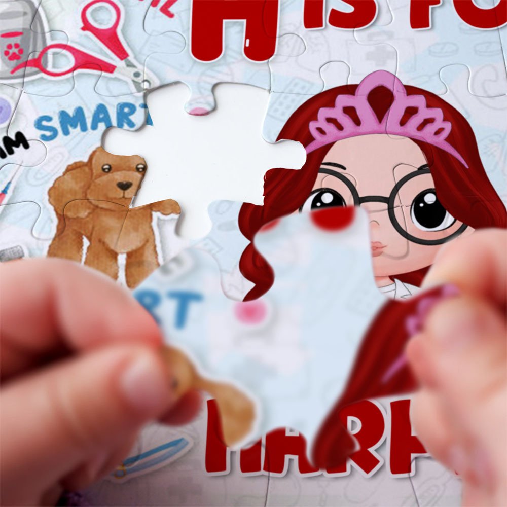 Custom Jigsaw Puzzle My Dream Job Puzzle Personalized Puzzle Gift For Kids - auphotoblanket