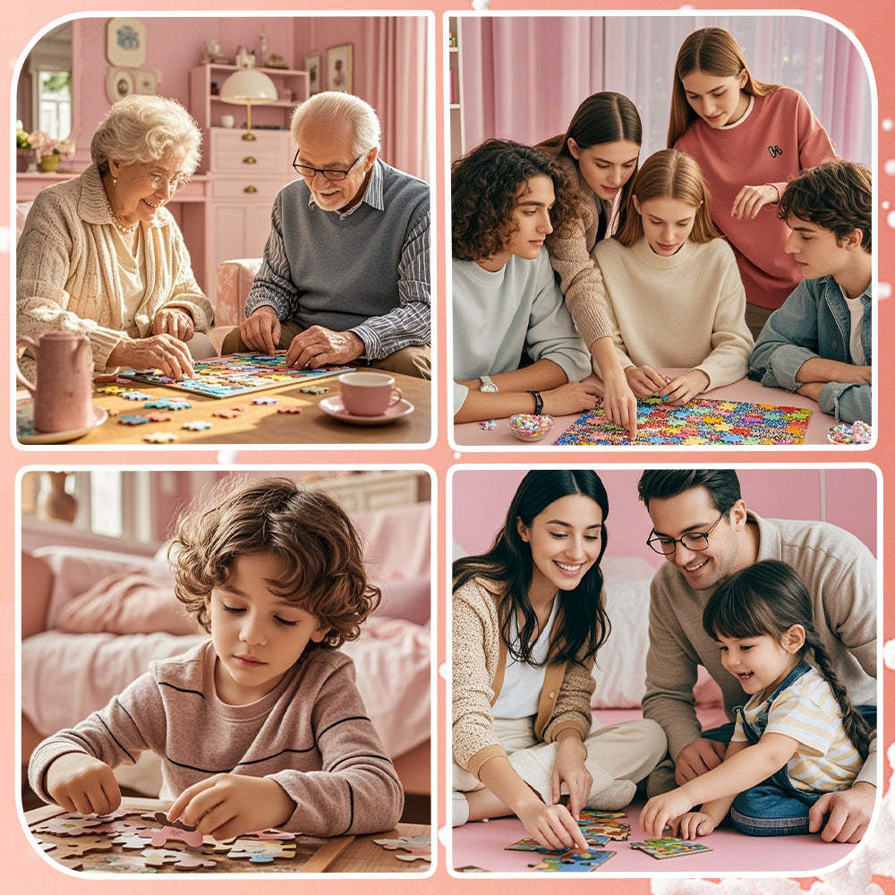 Custom Advent Calendar Christmas Jigsaw Puzzle Christmas Countdown Puzzle Toy Gift for Kids - auphotoblanket