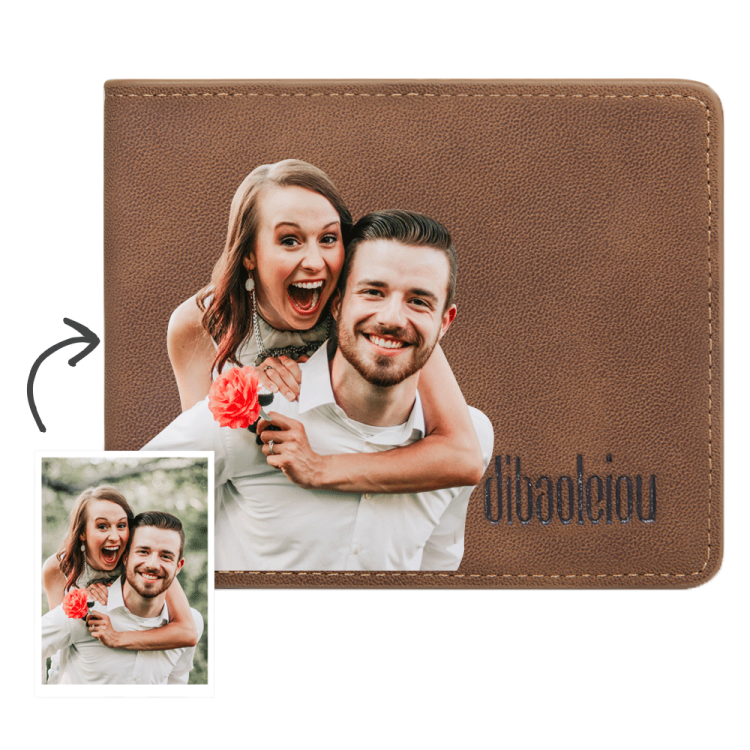 Men's Custom Photo Wallet Color Printing