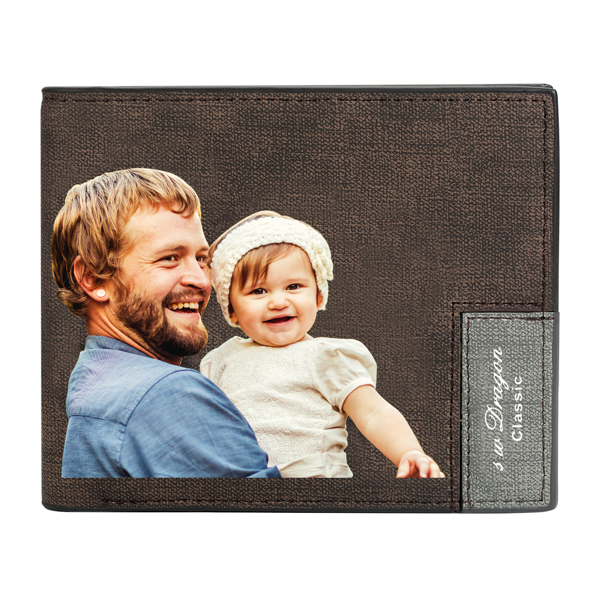 Men's Custom Photo Wallet - Best Dad